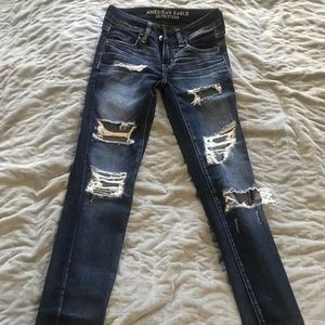Women's Skinny Ripped Jeans